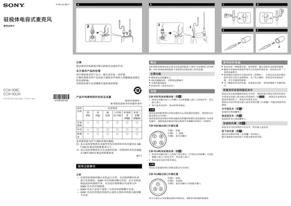 sony 索尼ECM-90LM